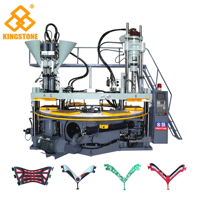 Rotary 3 Colors Slipper Making Machine For Slipper Flip Flop Upper / Strap