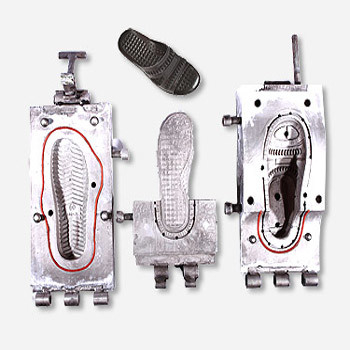 Mono Color Slipper Pvc Injection Molding For Sports Shoes Outsoles / Aluminum Steel