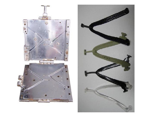 One Mould One Pair Single Color Shoe Sole Mold For PVC Flip Flop Strap