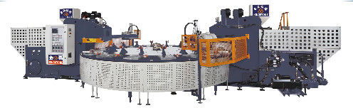 2-3 People Automatic Rotary Shoe Sole Making Machine For EVA Cold Shot Products