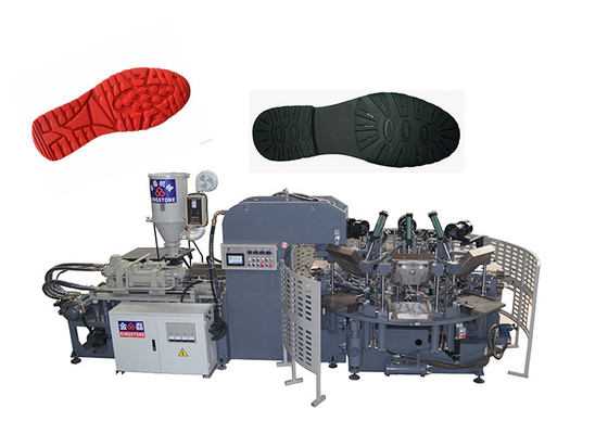 Rotary Plastic Soles Direct Injection Moulding Machine One Color Full Automatic