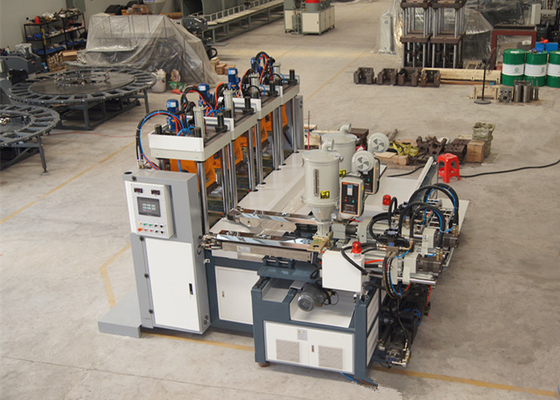220 Ton Two Station 2 Injectors TPU TR PVC TPR Sole Making Machine