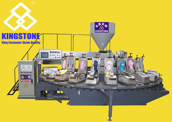 Rotary Table 24 Work Station PVC Slippers Shoes Making Machine