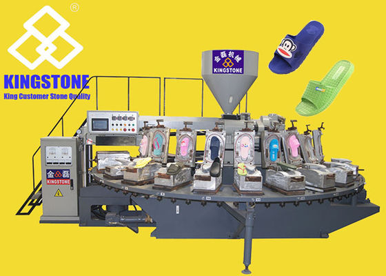 Plastic PVC Slipppers Making Machine With Rotary Table 24 Station
