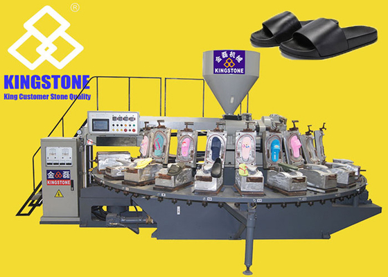 Plastic Slipper Making Machine Air Blow System Rotary Type Machine