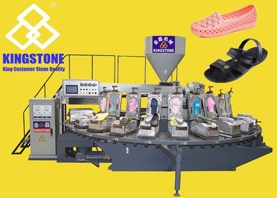 Rotary Table 24 Station Air Blow Plastic Slipper Chappal Machine