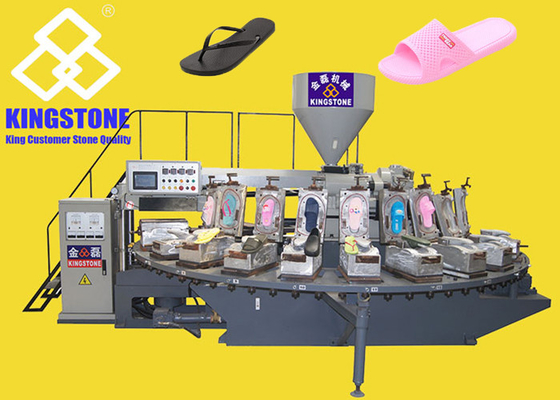 Rotary Table 24 Station Air Blow Hawai Chappal Making Machine
