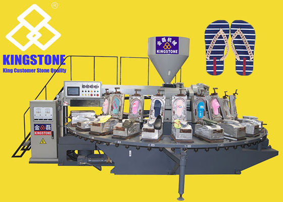 Single Color Air Blow Rubber Slipper / Flip Flop Making Machine