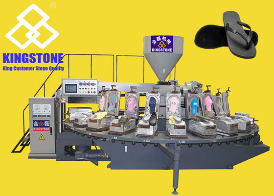 Plastic Slipper Making Machine In Rotary Table Injection Moulding Machine