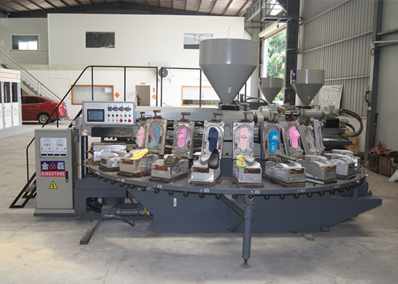 Plastic Slipper Making Machine In Rotary Table Injection Moulding Machine