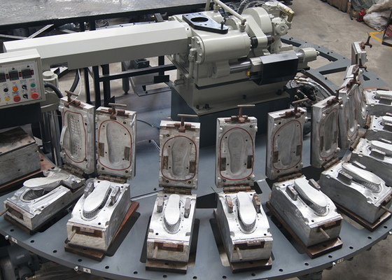 Plastic Slipper Making Machine In Rotary Table Injection Moulding Machine