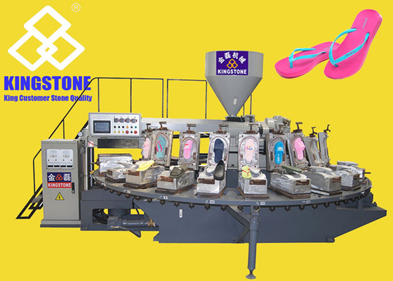 24 Station Air Blow PVC Flip Flop Rubber Slipper Making Machine