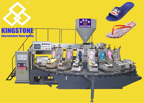 Plastic PVC Shoe Injection Rubber Sleeper Chappal Making Machine