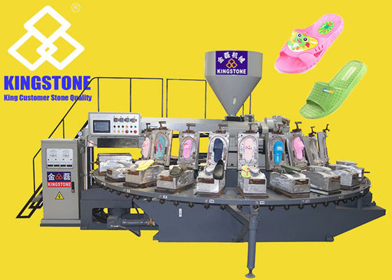 24 Station 194 Pairs/Hour PVC Plastic Shoe Injection Machine