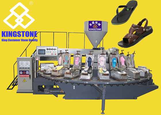 185 Pairs/Hour Plastic Footwear Making Machine
