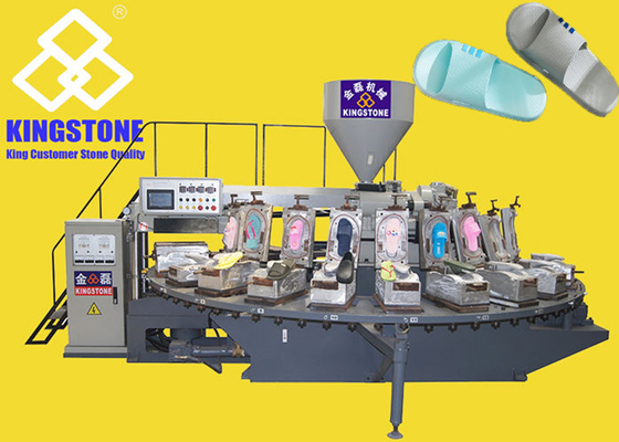 180 Pairs/Hour PCU TPR Plastic Shoes Injection Molding Machine