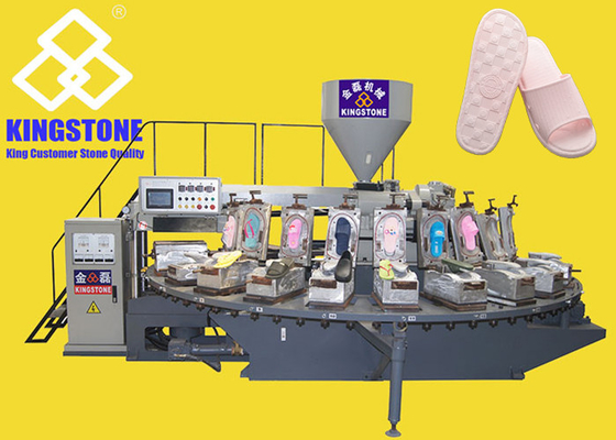 Rotary Table Injection Molding Machine For Plastic Slipper Making