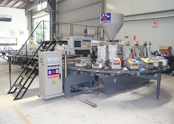 130 Pairs/Hour PVC Slipper Rotary Table Injection Molding Machine