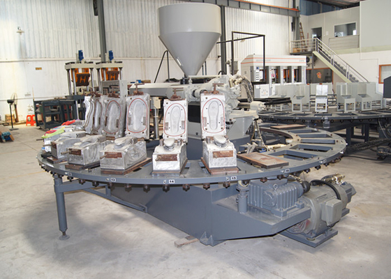 24 Station 125 Pairs/Hour PVC Shoe Moulding Machine