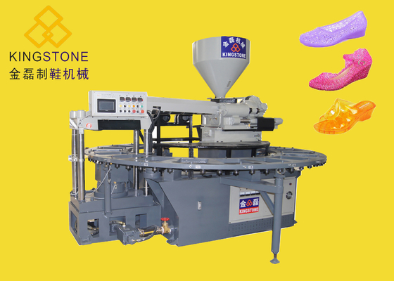 Energy Saving Rotary Type Ladies PVC Shoes Making Machine For Sandals Slipper Jelly Shoes short boots