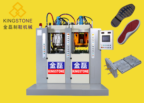 Two Stations Two Injectors TPU TR PVC TPR Sole Making Machines With Servo System/ 3.5*3.8*2.8m