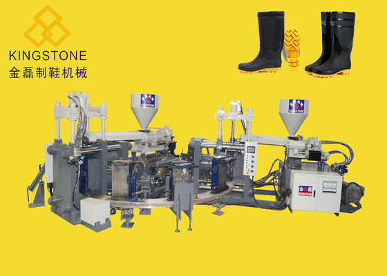 Automatic Rotary Shoes Making Machine For Gumboots / Safety Boots