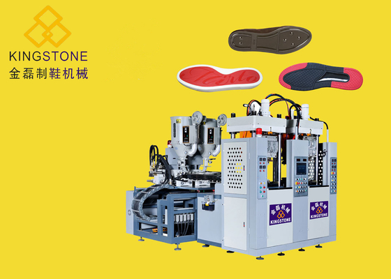 220 Ton Two Station 2 Injectors TPU TR PVC TPR Sole Making Machine