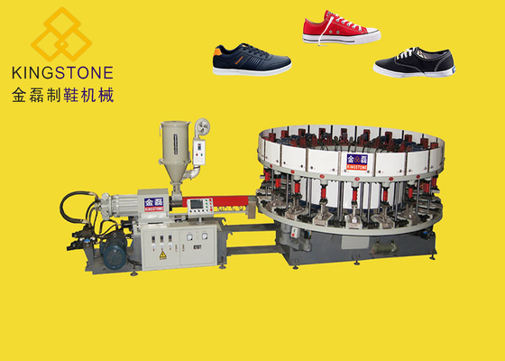 16 Station DIP Injection Canvas /Sports Shoes Making Machine 