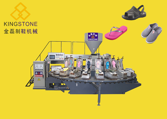 Rotary Table PVC Slipper Flip flops  Injection Molding Machine 
