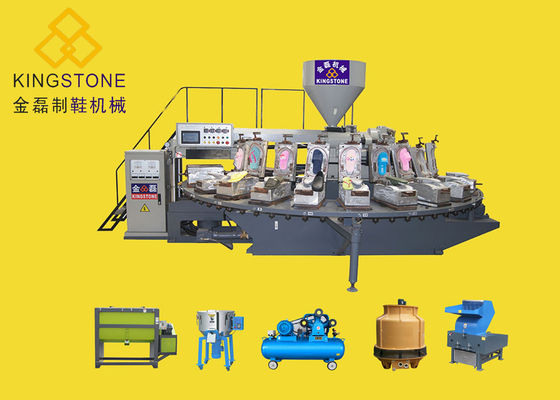 Automatic Plastic Slipper Injection Moulding Machine Completely Set Line