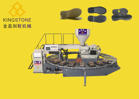 90-120 Pairs Per Hour Rotary PVC TPR Sole Making Machines For Shoe