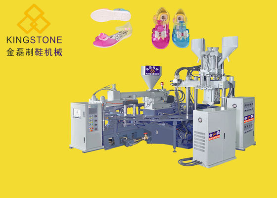 20 Stations Rotary 3 Color Automatic Plastic Sandals Shoes Making Machine