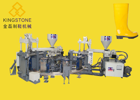 Rotary Boots Double Colour Injection Moulding Machine 12 Stations