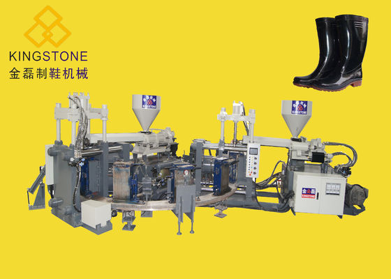 Plastic PVC Material Shoe Injection Molding Machine Double Color