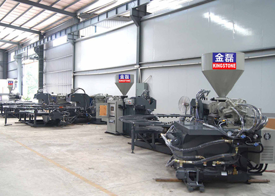 Plastic PVC Material Shoe Injection Molding Machine Double Color