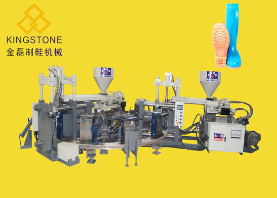 Double Colour Injection Moulding Machine For PVC Plastic Boots