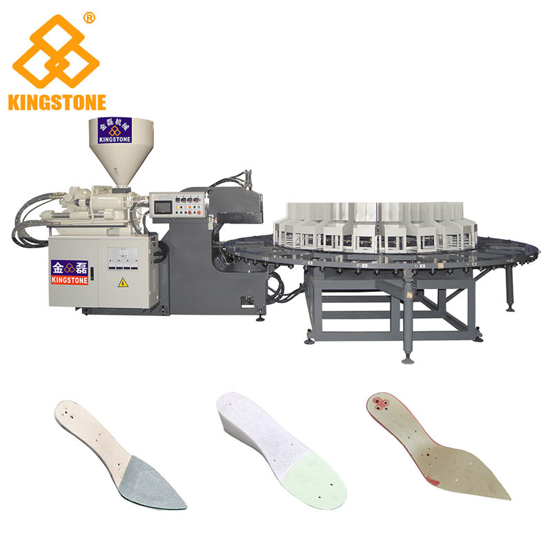 12/16/20/24 Stations Rotary leather shoes PP insole Injection Molding Machine With Quick Production Rate